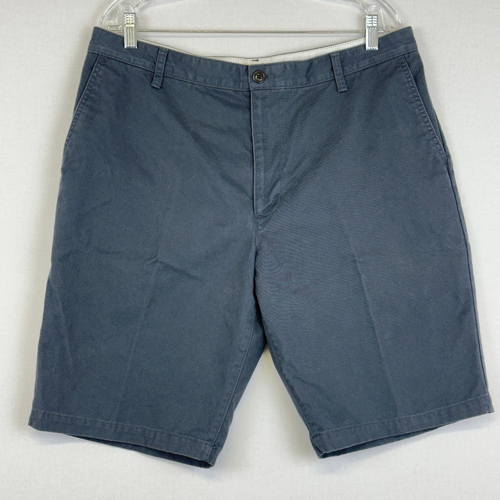 Dockers Chino Shorts Gray Flat Front Casual Men's W36‎